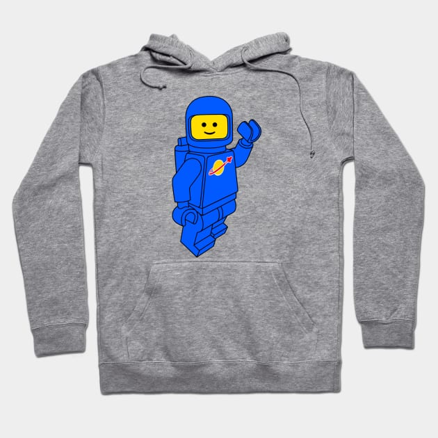 Spaceman! (Blue) Hoodie by HenriDefense